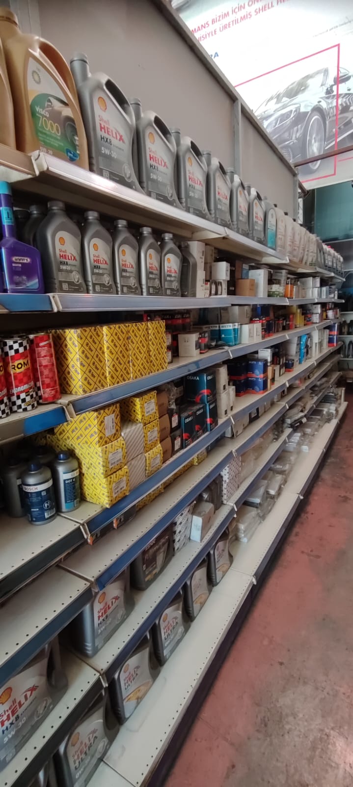 Yağ ve Parça Deposu